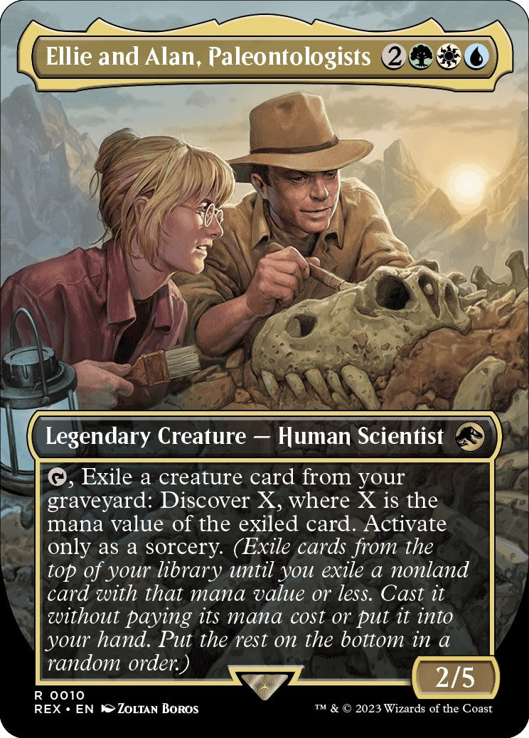 Image for Ellie and Alan, Paleontologists (Borderless) (10) [Universes Beyond: Jurassic World Collection] - Magic: The Gathering
