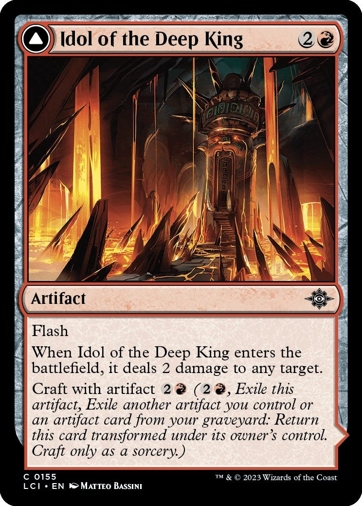 Image for Idol of the Deep King (155) [The Lost Caverns of Ixalan] - Magic: The Gathering