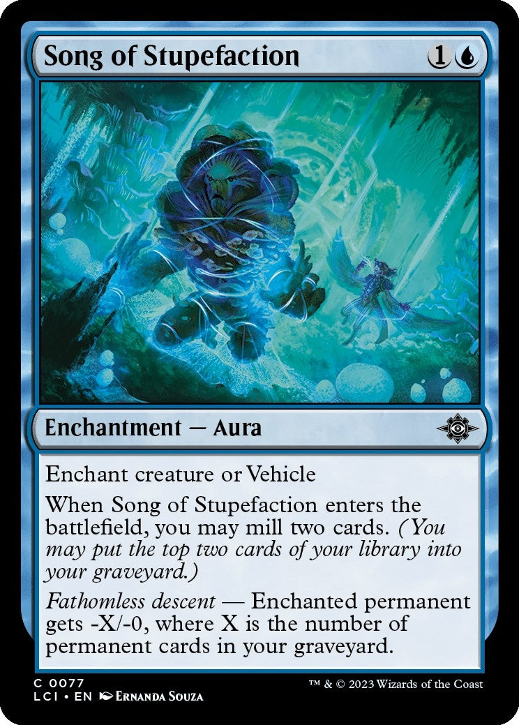 Image for Song of Stupefaction (77) [The Lost Caverns of Ixalan] - Magic: The Gathering
