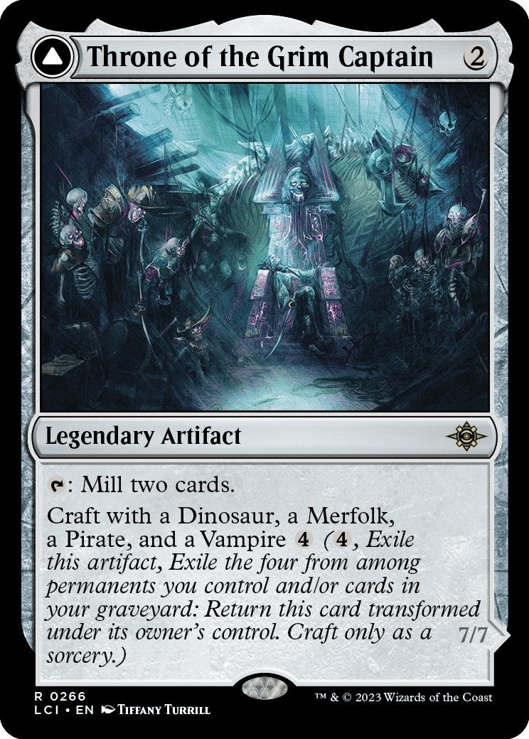 Image for Throne of the Grim Captain (266) [The Lost Caverns of Ixalan] - Magic: The Gathering