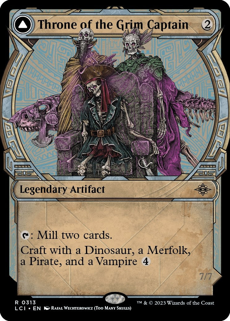 Image for Throne of the Grim Captain (Showcase) (313) [The Lost Caverns of Ixalan] - Magic: The Gathering