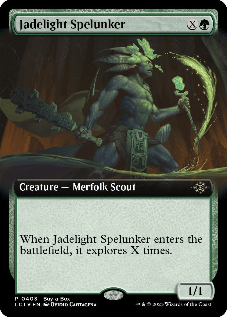 Image for Jadelight Spelunker (Extended Art) (403) [Buy-A-Box Promos] - Magic: The Gathering