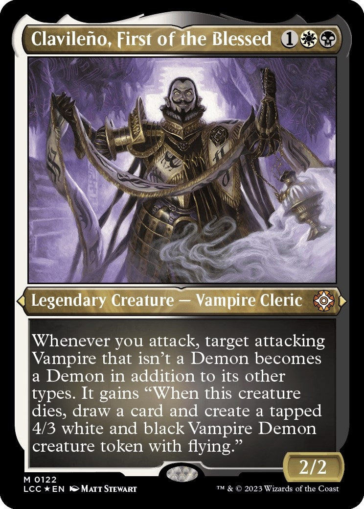 Image for Clavileno, First of the Blessed (Display Commander) - Thick Stock (122) [The Lost Caverns of Ixalan] - Magic: The Gathering