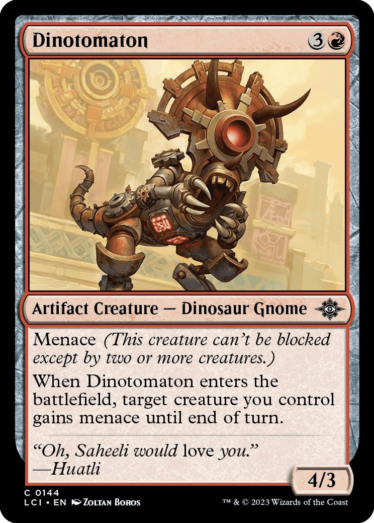 Image for Dinotomaton (144) [The Lost Caverns of Ixalan] - Magic: The Gathering