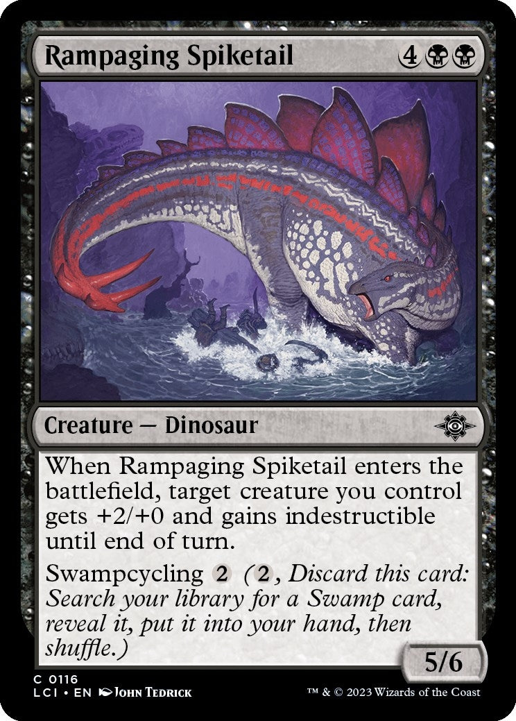 Image for Rampaging Spiketail (116) [The Lost Caverns of Ixalan] - Magic: The Gathering