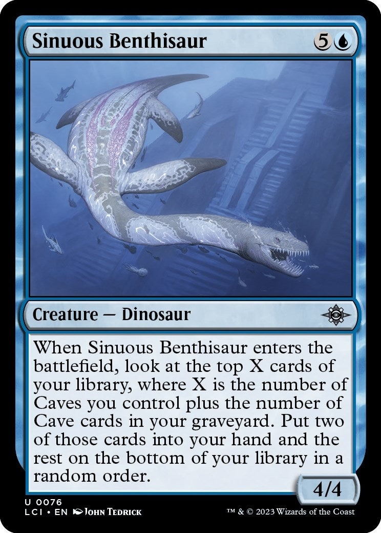 Image for Sinuous Benthisaur (76) [The Lost Caverns of Ixalan] - Magic: The Gathering