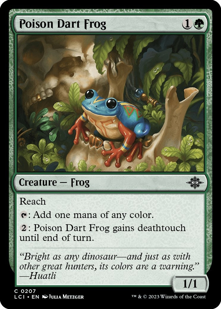Image for Poison Dart Frog (207) [The Lost Caverns of Ixalan] - Magic: The Gathering