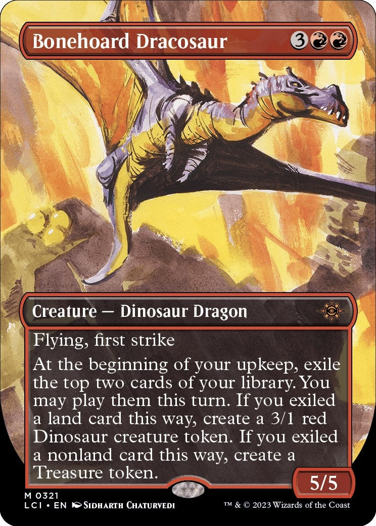 Image for Bonehoard Dracosaur (Borderless) (321) [The Lost Caverns of Ixalan] - Magic: The Gathering