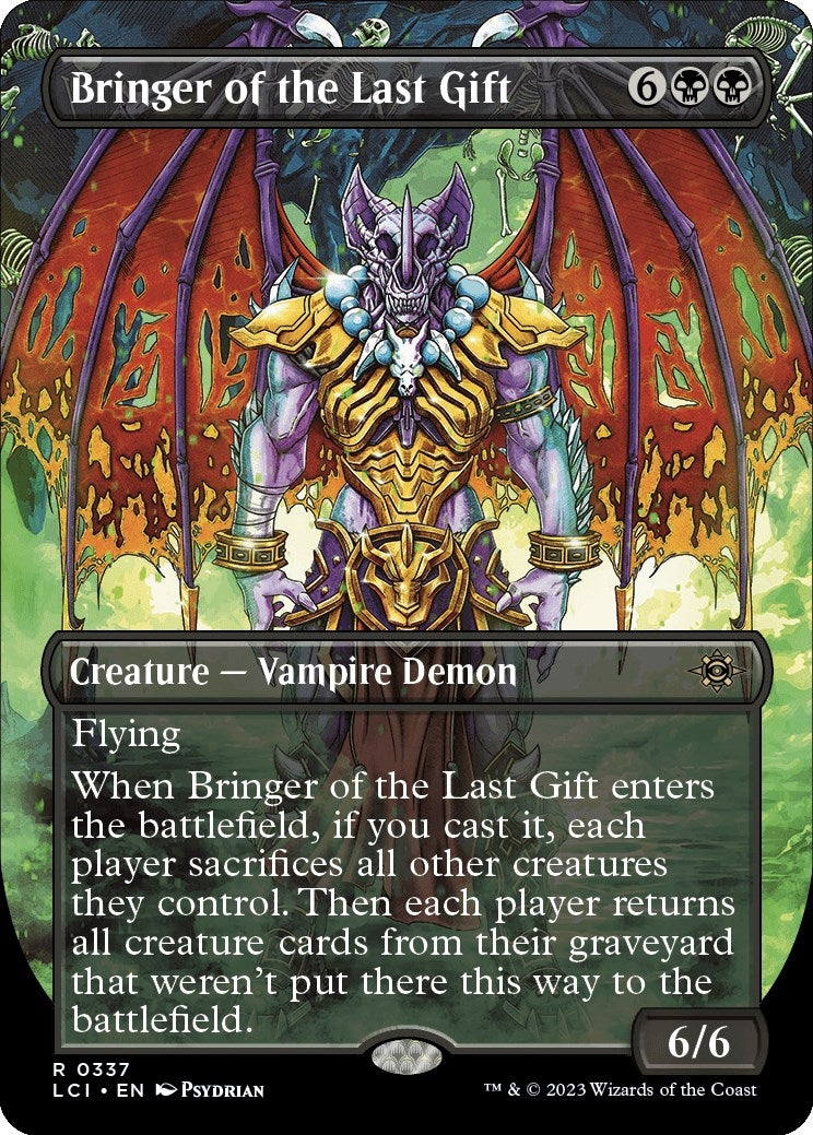 Image for Bringer of the Last Gift (Borderless) (337) [The Lost Caverns of Ixalan] - Magic: The Gathering