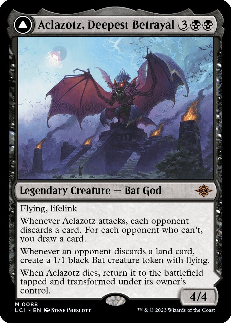 Image for Aclazotz, Deepest Betrayal (88) [The Lost Caverns of Ixalan] - Magic: The Gathering