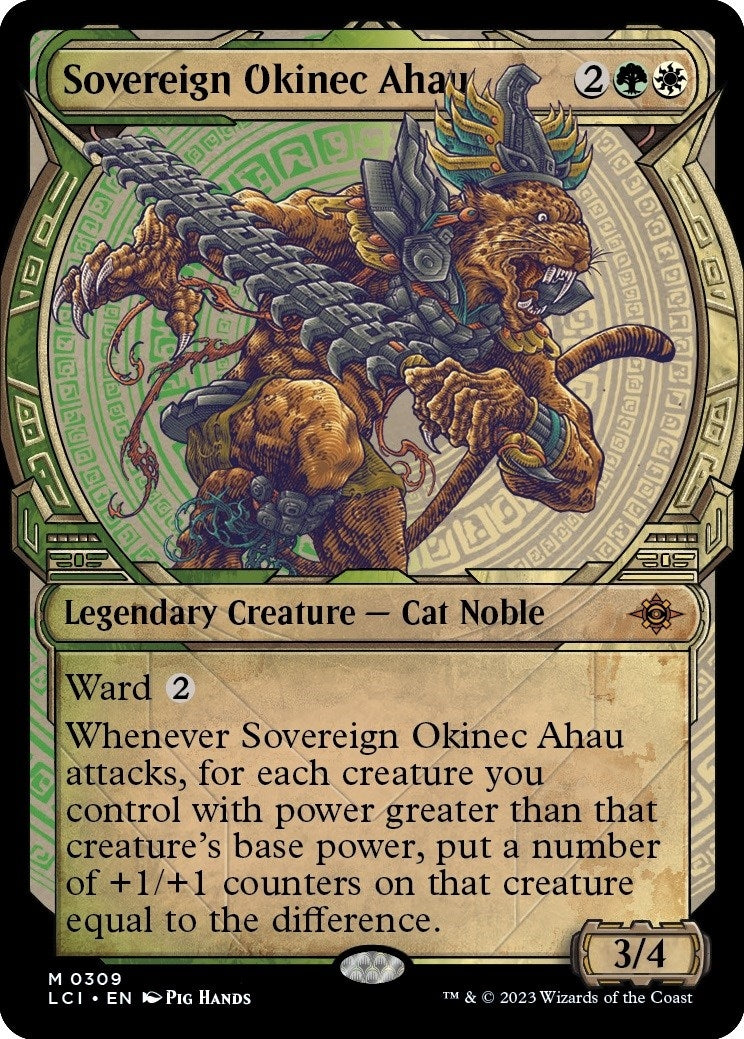 Image for Sovereign Okinec Ahau (Showcase) (309) [The Lost Caverns of Ixalan] - Magic: The Gathering