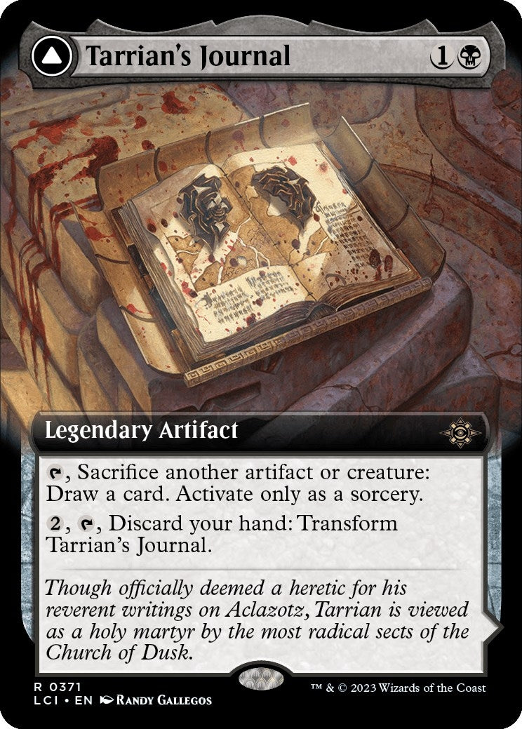 Image for Tarrian's Journal (Extended Art) (371) [The Lost Caverns of Ixalan] - Magic: The Gathering