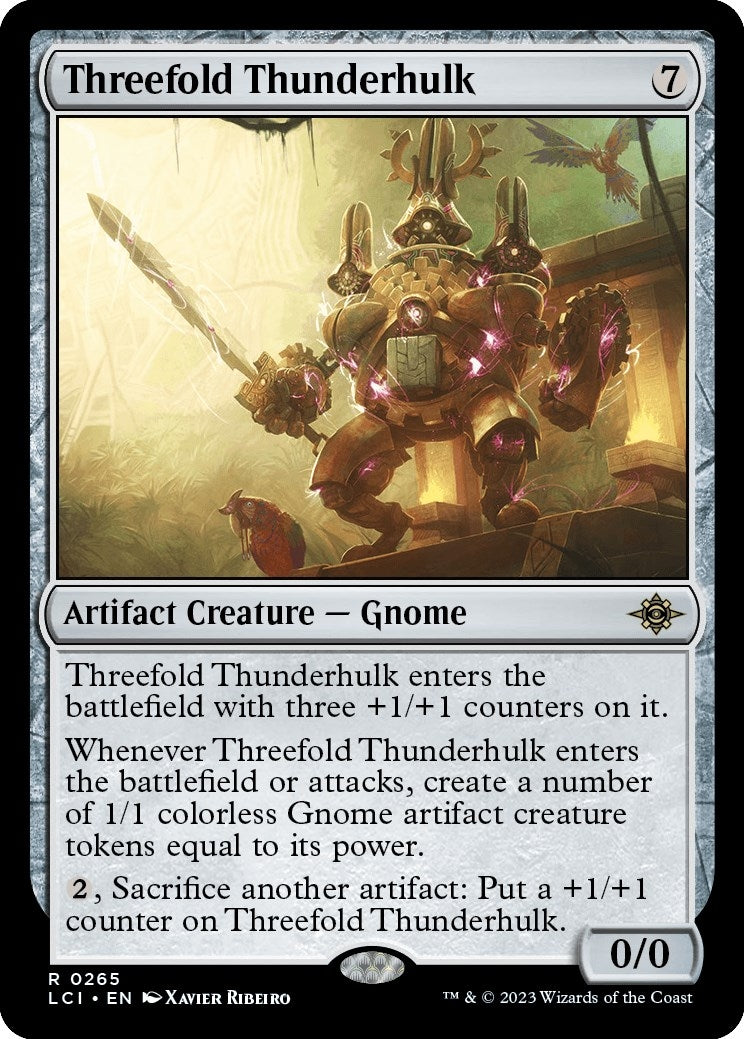Image for Threefold Thunderhulk (265) [The Lost Caverns of Ixalan] - Magic: The Gathering