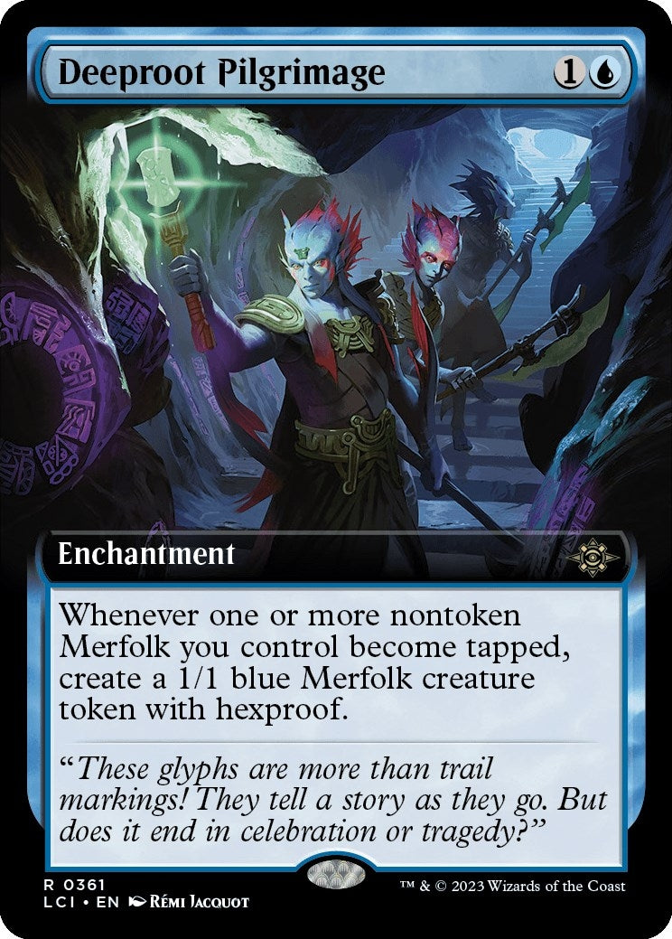 Image for Deeproot Pilgrimage (Extended Art) (361) [The Lost Caverns of Ixalan] - Magic: The Gathering