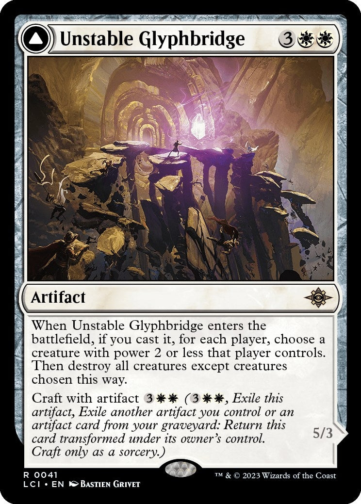 Image for Unstable Glyphbridge (41) [The Lost Caverns of Ixalan] - Magic: The Gathering