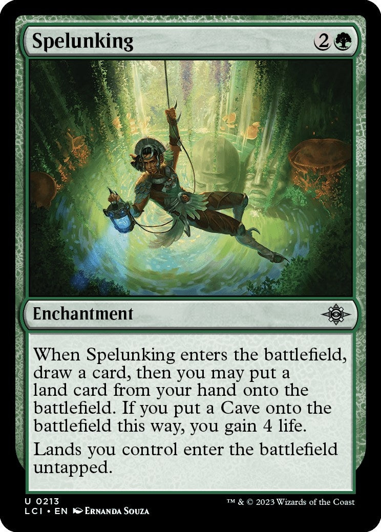 Image for Spelunking (213) [The Lost Caverns of Ixalan] - Magic: The Gathering