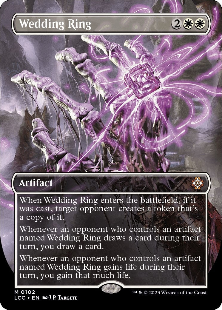 Image for Wedding Ring (Borderless) (102) [The Lost Caverns of Ixalan] - Magic: The Gathering