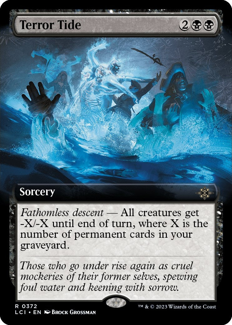 Image for Terror Tide (Extended Art) (372) [The Lost Caverns of Ixalan] - Magic: The Gathering