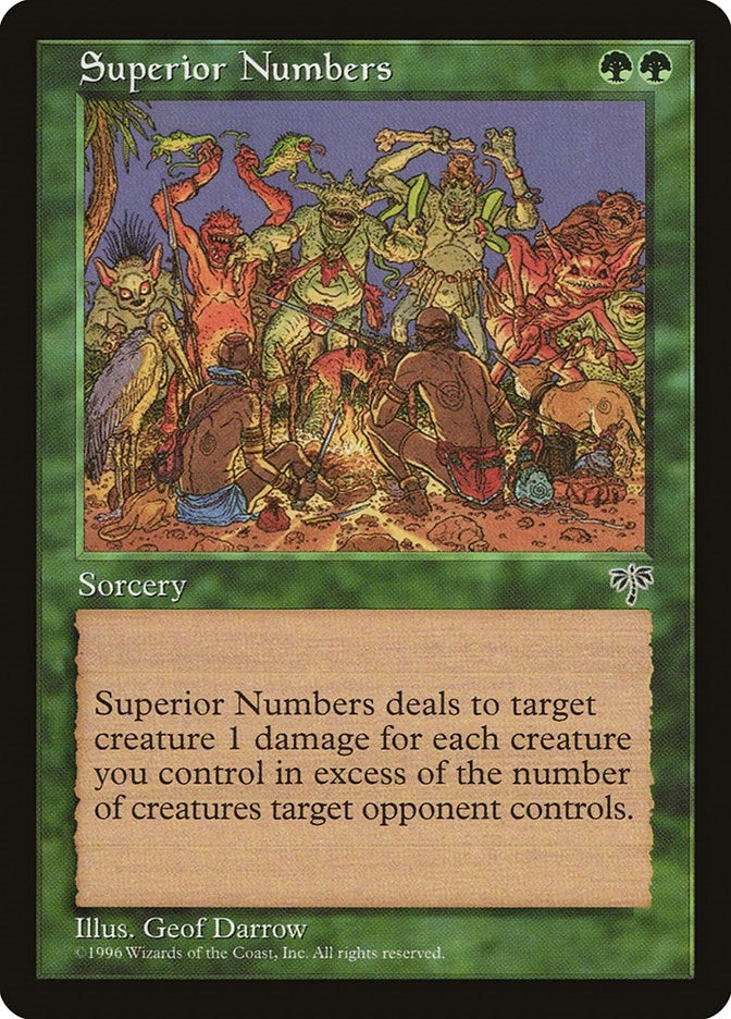 Image for Superior Numbers [Mirage] - Magic: The Gathering