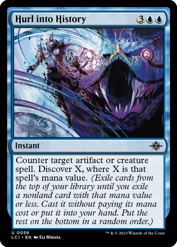 Image for Hurl into History (59) [The Lost Caverns of Ixalan] - Magic: The Gathering