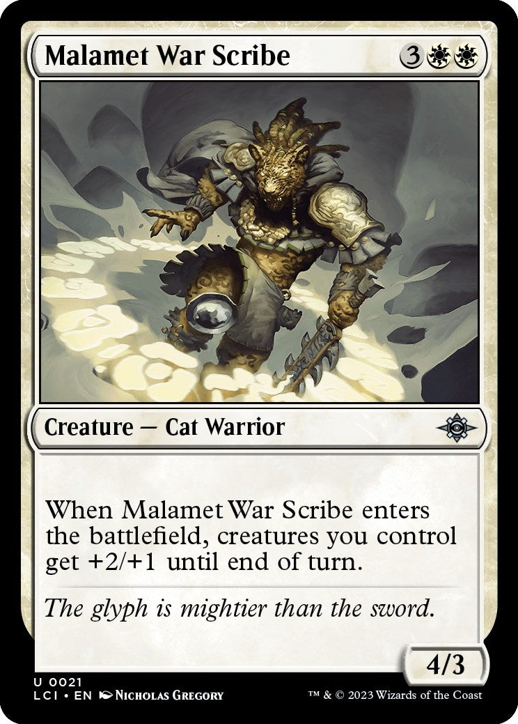 Image for Malamet War Scribe (21) [The Lost Caverns of Ixalan] - Magic: The Gathering