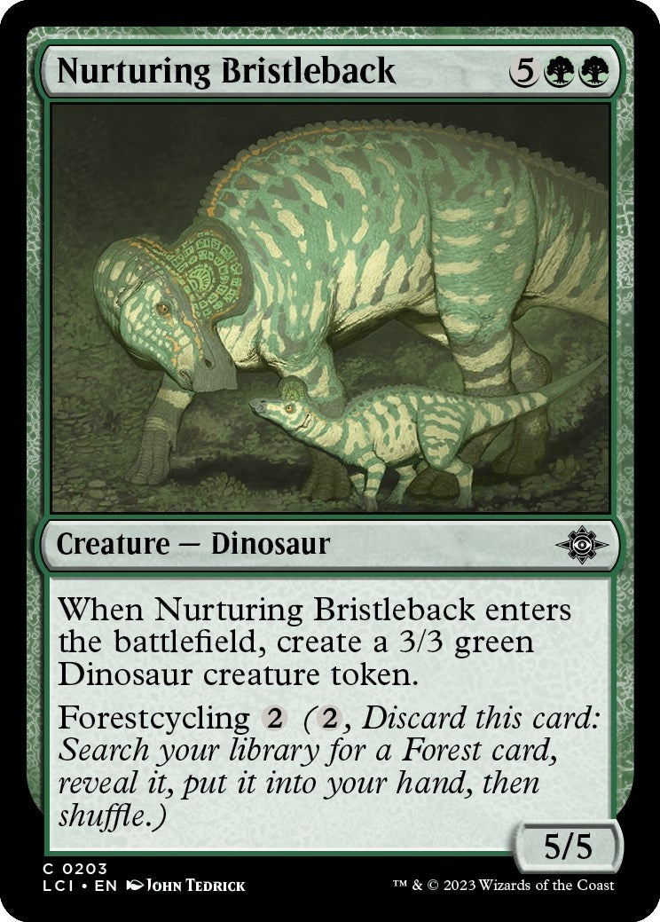 Image for Nurturing Bristleback (203) [The Lost Caverns of Ixalan] - Magic: The Gathering