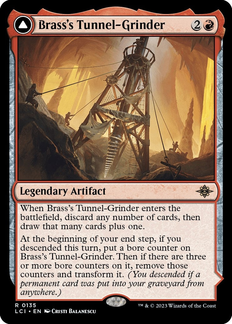 Image for Brass's Tunnel-Grinder (135) [The Lost Caverns of Ixalan] - Magic: The Gathering