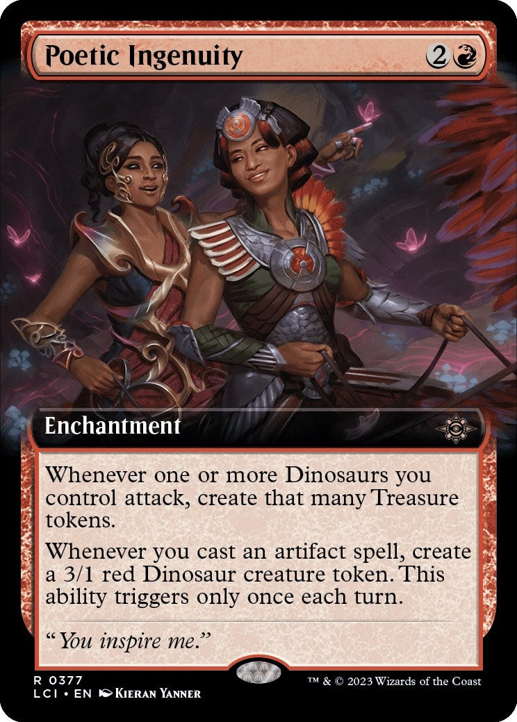 Image for Poetic Ingenuity (Extended Art) (377) [The Lost Caverns of Ixalan] - Magic: The Gathering