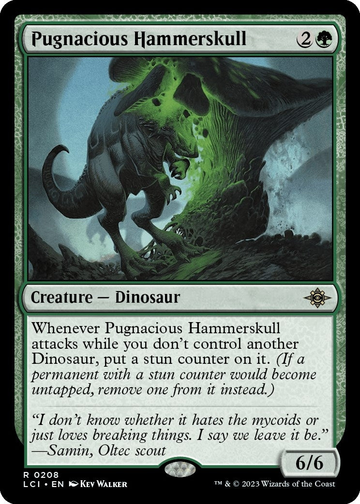 Image for Pugnacious Hammerskull (208) [The Lost Caverns of Ixalan] - Magic: The Gathering