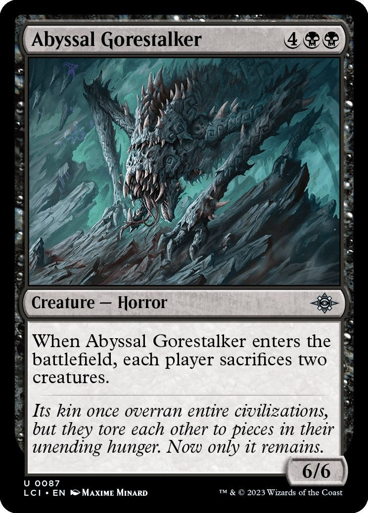 Image for Abyssal Gorestalker (87) [The Lost Caverns of Ixalan] - Magic: The Gathering