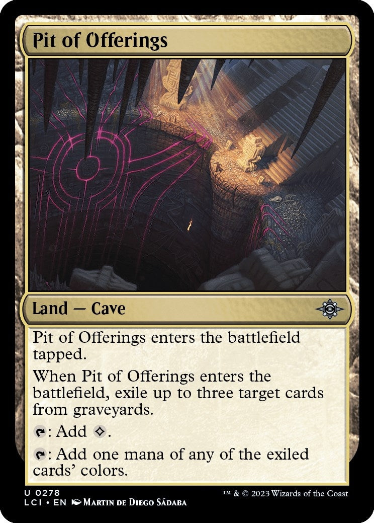 Image for Pit of Offerings (278) [The Lost Caverns of Ixalan] - Magic: The Gathering