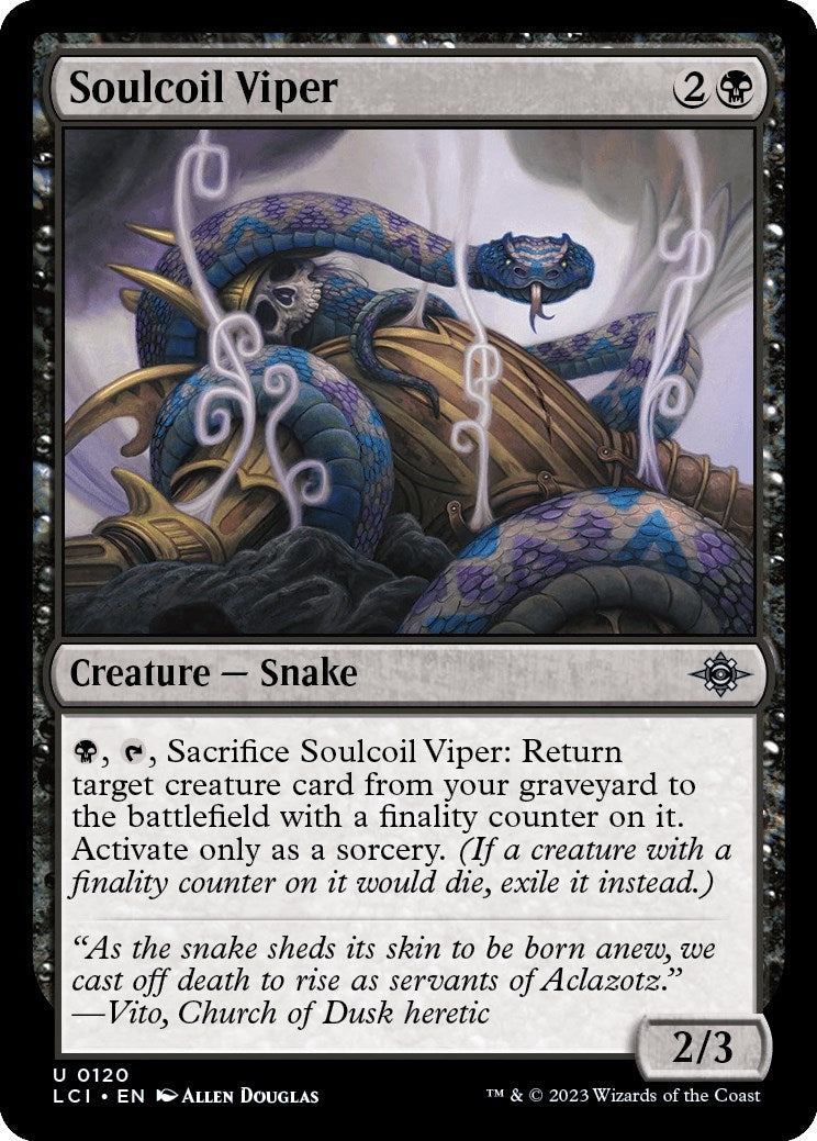 Image for Soulcoil Viper (120) [The Lost Caverns of Ixalan] - Magic: The Gathering