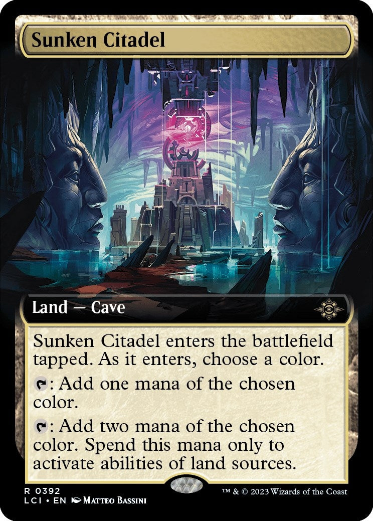 Image for Sunken Citadel (Extended Art) (392) [The Lost Caverns of Ixalan] - Magic: The Gathering