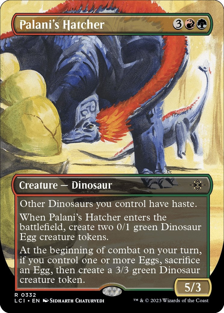 Image for Palani's Hatcher (Borderless) (332) [The Lost Caverns of Ixalan] - Magic: The Gathering