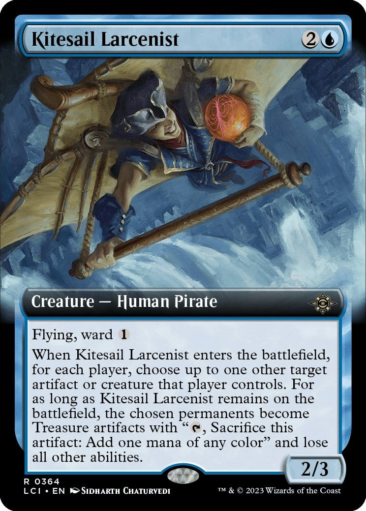 Image for Kitesail Larcenist (Extended Art) (364) [The Lost Caverns of Ixalan] - Magic: The Gathering