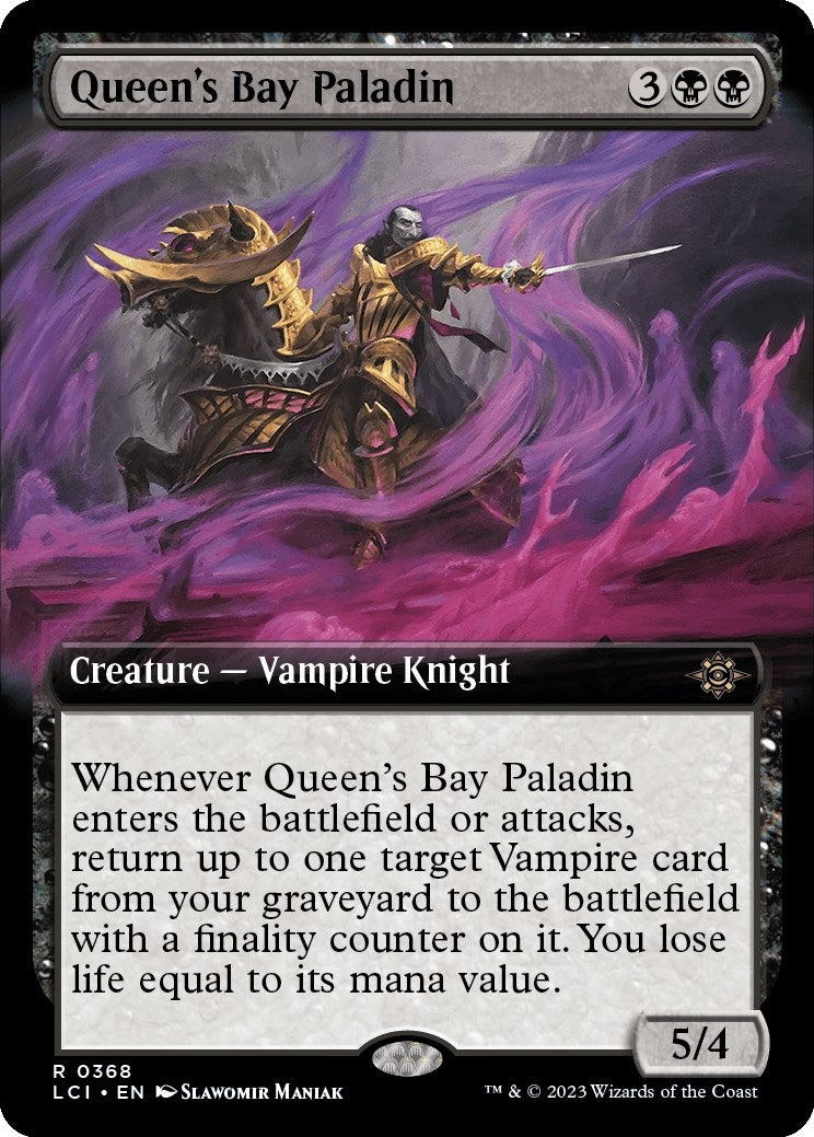 Image for Queen's Bay Paladin (Extended Art) (368) [The Lost Caverns of Ixalan] - Magic: The Gathering