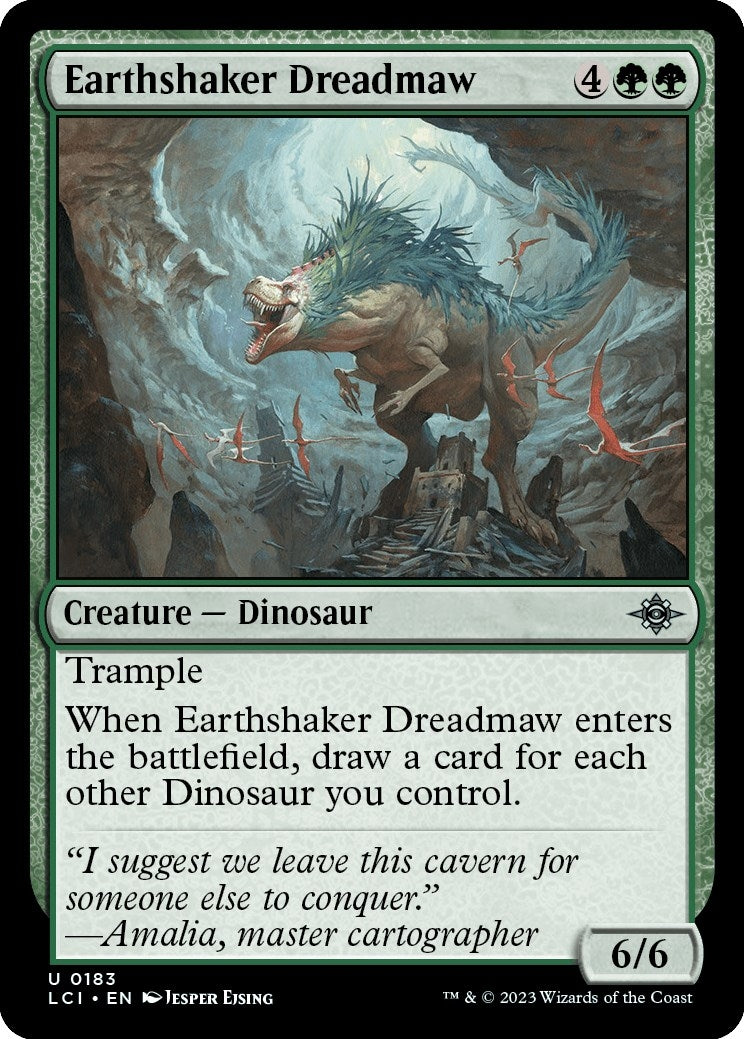 Image for Earthshaker Dreadmaw (183) [The Lost Caverns of Ixalan] - Magic: The Gathering