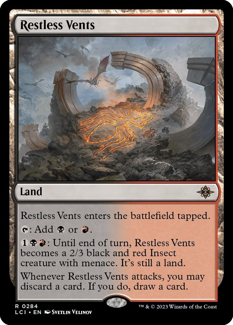 Image for Restless Vents (284) [The Lost Caverns of Ixalan] - Magic: The Gathering