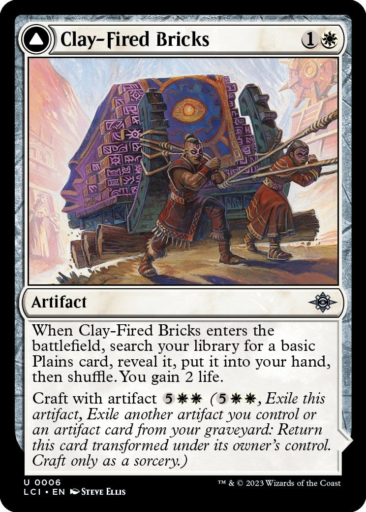 Image for Clay-Fired Bricks (6) [The Lost Caverns of Ixalan] - Magic: The Gathering