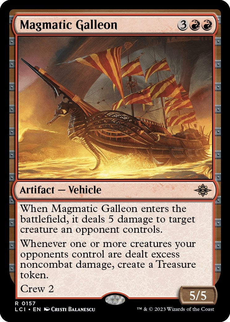 Image for Magmatic Galleon (157) [The Lost Caverns of Ixalan] - Magic: The Gathering