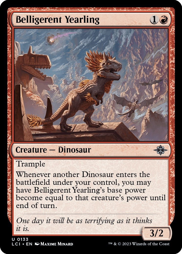 Image for Belligerent Yearling (133) [The Lost Caverns of Ixalan] - Magic: The Gathering