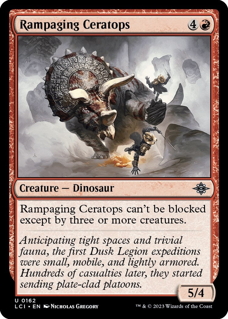 Image for Rampaging Ceratops (162) [The Lost Caverns of Ixalan] - Magic: The Gathering