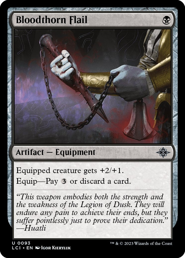 Image for Bloodthorn Flail (93) [The Lost Caverns of Ixalan] - Magic: The Gathering