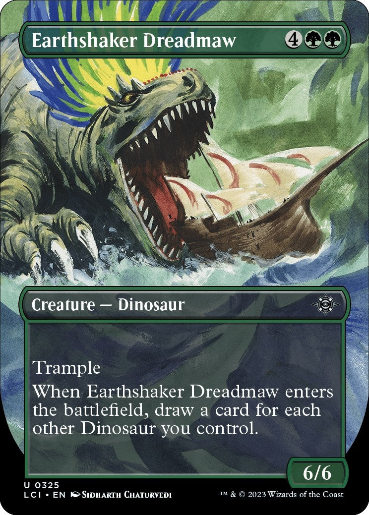 Image for Earthshaker Dreadmaw (Borderless) (325) [The Lost Caverns of Ixalan] - Magic: The Gathering