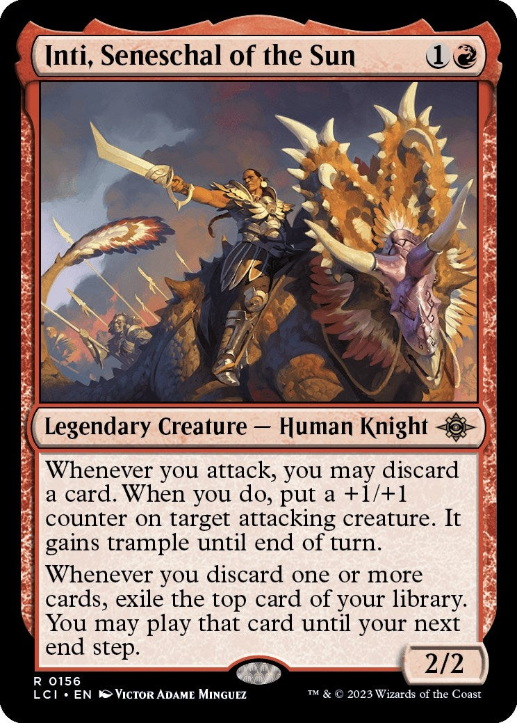 Image for Inti, Seneschal of the Sun (156) [The Lost Caverns of Ixalan] - Magic: The Gathering