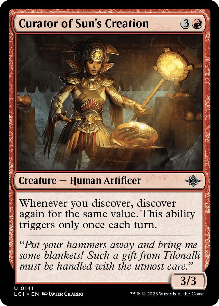 Image for Curator of Sun's Creation (141) [The Lost Caverns of Ixalan] - Magic: The Gathering