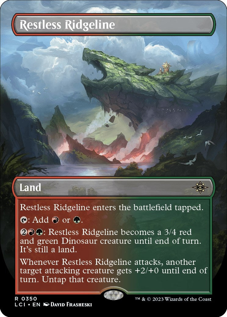 Image for Restless Ridgeline (Borderless) (350) [The Lost Caverns of Ixalan] - Magic: The Gathering