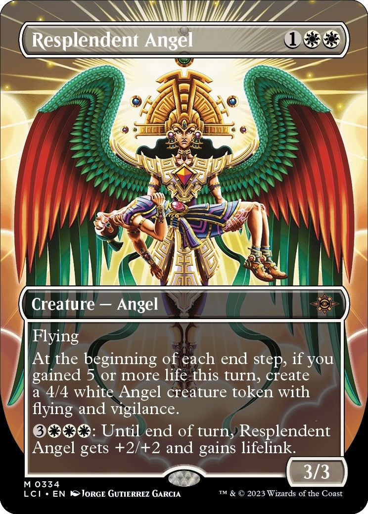 Image for Resplendent Angel (Borderless) (334) [The Lost Caverns of Ixalan] - Magic: The Gathering