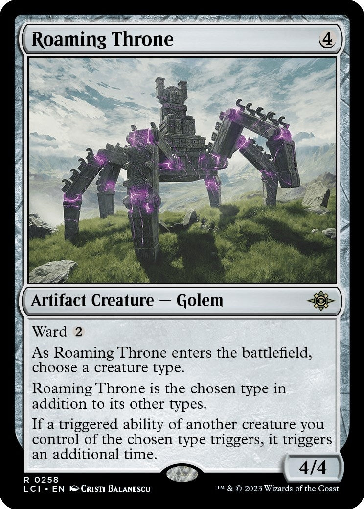 Image for Roaming Throne (258) [The Lost Caverns of Ixalan] - Magic: The Gathering
