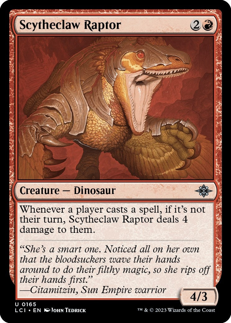 Scytheclaw Raptor (165) [The Lost Caverns of Ixalan]